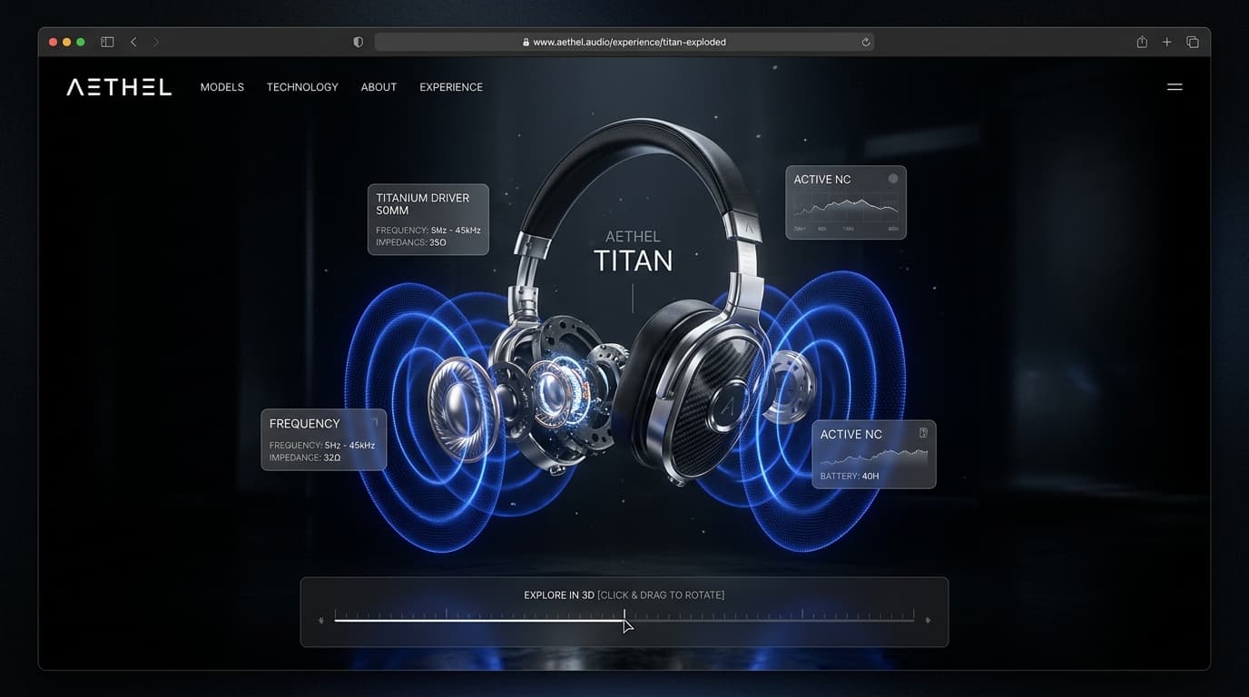 Aethel Titan — High-End Audio 3D Experience